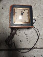 Vintage Telechron Electric Wood Clock Art Deco Model 3H77 