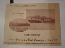 (5) 1940'S CLUB AND SUPPER CLUB MENUS - SEE PICS - TUB QQ picture