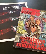 Battlestar Galactica Autographs Dirk Benedict, Lockhart, Carter, Hogan, Barber+ picture