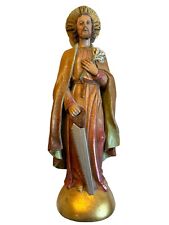 Vintage 14.5” Saint  Joseph Statue Religious Painted Figurine Made In Holland picture