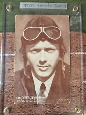 Capt. Charles Lindberg 1920s Arcade Card.  Usa Made picture