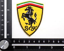 FERRARI SF EMBROIDERED PATCH IRON/SEW ON ~3