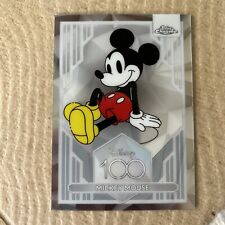 2023 Topps Chrome Disney 100 Years of Wonder #1 Mickey Mouse Base Card picture