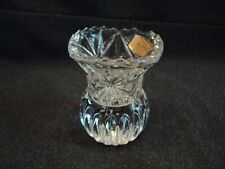Sparkling, Vintage Small West Germany Leaded-Crystal Toothpick Holder - 2.5