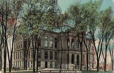 Court House, La Crosse, Wisconsin WI - c1910 Vintage Postcard picture