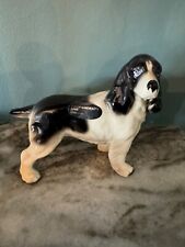 Coopercraft  Vintage Art  Pottery Spaniel Dog Figurine  Original Sticker picture