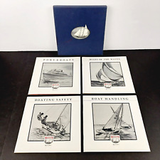 Vtg 1978 Michelob Promotional Boating Sailing Tips & Safety 4-Booklet Set - RARE picture
