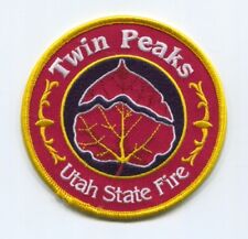 Twin Peaks Utah State Forest Fire Wildfire Wildland Patch Utah UT picture