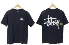 90s Vintage Navy Tag Old Stussy Large Logo T-Shirt Stussy picture