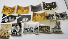 US Military Korean War Photos Snapshots Set of 14 Tents Shopping Buddha Statue picture