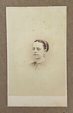 Antique Victorian CDV Photo Card Portrait Pretty Lady Woman Philadelphia, PA picture