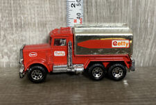 Matchbox Peterbilt 1981 Vintage Getty Square Hood Old School Rig Gas Delivery picture