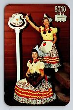 Denver CO-Colorado, Two Smiling Apple Tree Girls, Vintage Postcard picture
