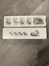 Dept 56 Heritage Village Sleigh and Eight Tiny Reindeer #5611-1 picture
