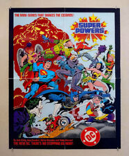 1984 Kirby JLA Superpowers poster 1: Batman,Superman, Wonder Woman,Green Lantern picture