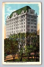 Albany NY-New York, Bell Telephone Building, c1921 Vintage Souvenir Postcard picture