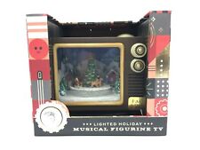 Fao Schwarz Lighted Holiday Musical Figurine Tv Plays (See Details) picture
