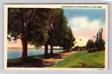 St. Paul MN-Minnesota, Lake Phalen At Phalen Park, Vintage c1949 Postcard picture