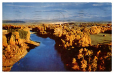 Chrome Postcard Colorado Yampa River Flat Tops Country Hayden Fall Scene picture
