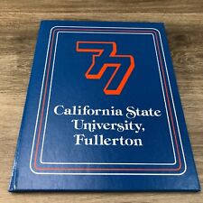 Vintage 1977 70's Californiua State University, Fullerton Yearbook Antique picture