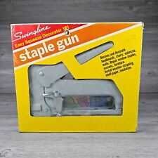 Vintage Swingline Staple Gun Easy Squeeze Decorator 101 Box With Manual picture