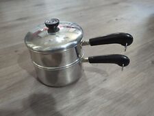 Revere Ware 2 Qt Stainless Bottom Double Steamer with Lid Stainless Steel picture