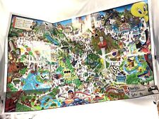 Vintage 2006 45th Anniversary Six Flags Park Map picture