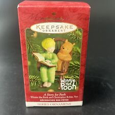 Hallmark 2001 Story For Pooh Keepsake Ornament Winnie The Pooh Christopher Robin picture