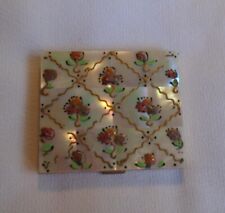 Vintage Compat with Mirror and Powder Compartment Mother of Pearl picture