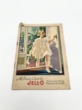 Antique 1917 All Doors Open To Jello Americas Most Famous Desert  Cook Booklet picture