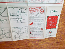 1936 Iowa Texaco Road Map picture