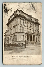 Louisville KY-Kentucky, Boys High School, Exterior, Vintage Postcard picture
