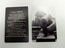 ANIMA CHRISTI Soul of Christ (Lot of 2 Laminated Catholic Christian prayer cards picture