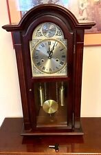 Beautiful Vintage Waltham Tempus Fugit 31 Day Chiming Clock with Key, Good Cond. picture