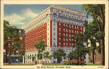 Hotel Bancroft Worcester Massachusetts MA ~ mailed 1939 vintage postcard picture
