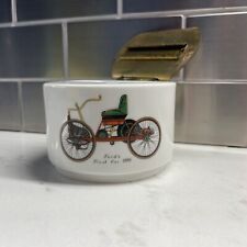Vintage Alka Kunst Bavaria Ceramic Tobacco Ash Tray with Classic Cars  picture