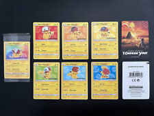 Pokemon The Movie 2017 - I Choose You - Ash's Pikachu Individual Card x 7 picture