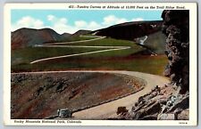 Colorado CO - Tundra Curves - Rocky Mountain National Park - Vintage Postcard picture