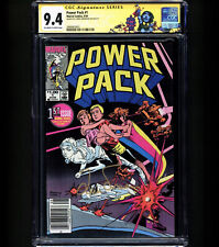 POWER PACK #1 CGC 9.4 SS 1ST APP & ORIGIN Newsstand Edition Dr Doom Label Signed picture
