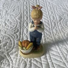 Vintage 1985 Home Interiors Denim Days by Homco Figurine #1506 picture