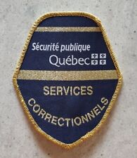 Quebec Canada Corrections Jail Prison Police patch picture
