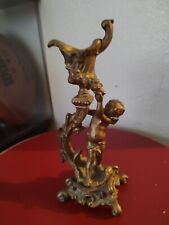bronze cherub statue 7.5