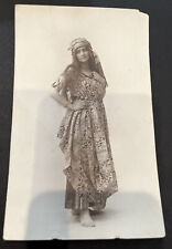 Postcard Bedouin Woman old Postcard Unused Split Back No Stamp RCCP picture