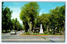 c1950's Looking North from Foothill Blvd. Euclid Avenue Upland CA Postcard picture