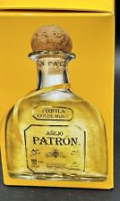 Patron Anejo Empty Bottle with Cork Box Tag Collectible Crafts Purpose 375 ml picture