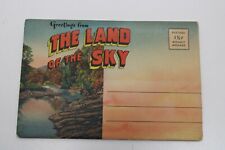 Vintage The Land Of The Sky North Carolina Postcard Souvenir Folder A170 picture