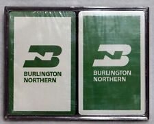 Burlington Northern Set of 2 Decks of Cards - Original Box - NEW, unopened cards picture