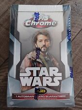 2023 TOPPS CHROME STAR WARS FACTORY-SEALED HOBBY BOX  picture