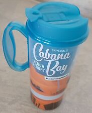 Universal's Cabana Bay Beach Resort Souvenier Mug Cup With Blue Lid picture