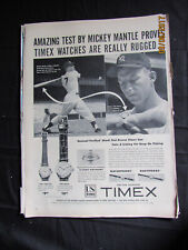 VTG 1955 Orig Magazine Ad Timex Watch The Fine Watch at 1/3 The Fine Watch Price picture